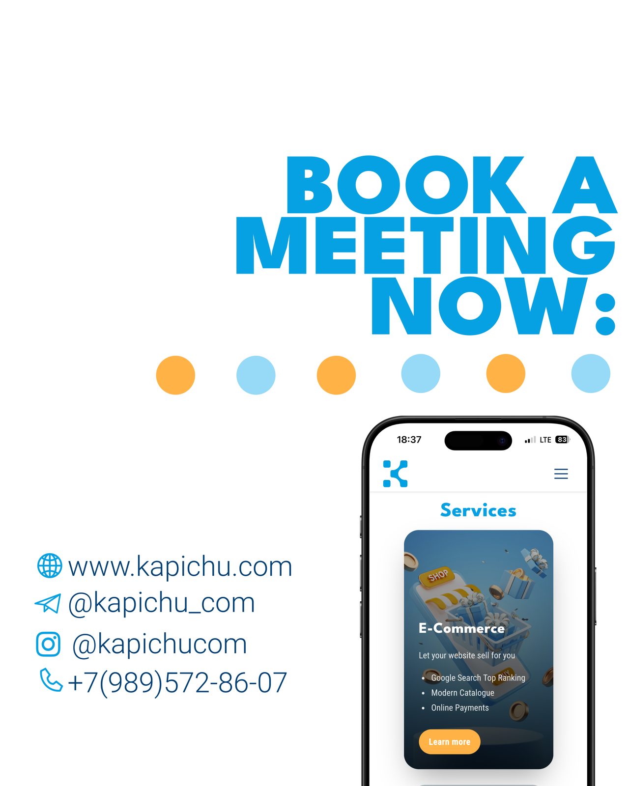Kapichu Web Studio Services